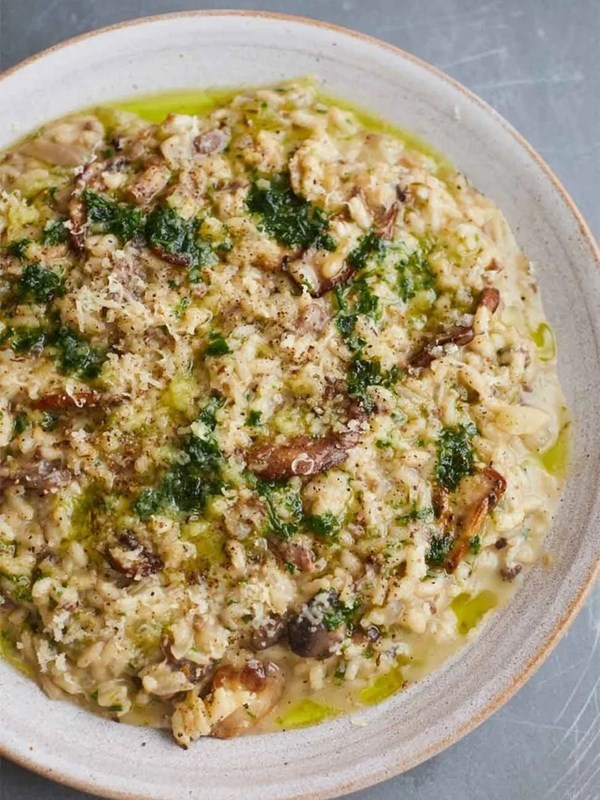 Mushroom risotto