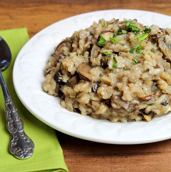 Mushroom risotto