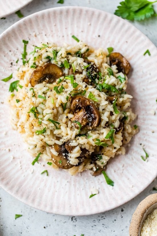 Mushroom risotto