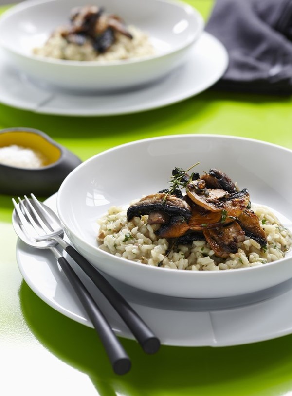 Mushroom risotto