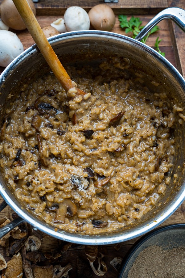 Mushroom risotto