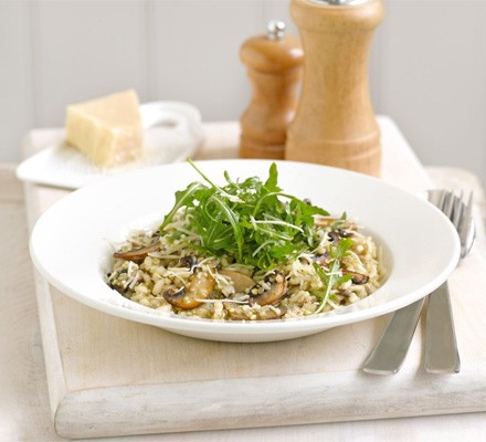 Mushroom risotto