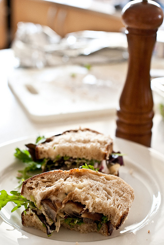 Mushroom sarnie
