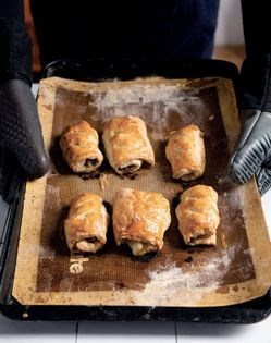 Mushroom sausage rolls [Eugenia Bone]