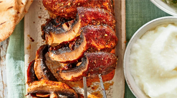Mushroom shawarma