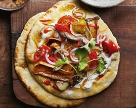 Mushroom shawarma