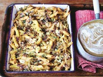 Mushroom soup and pasta bake from 'Jamie Oliver's Comfort Food' (Cook the Book)