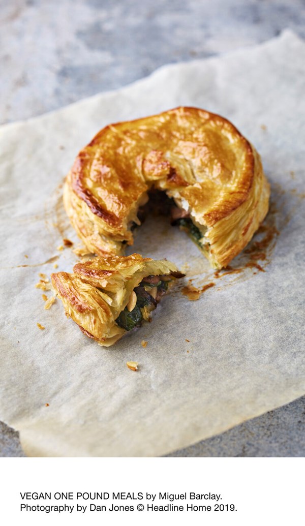 Mushroom, spinach & pine nut Wellington