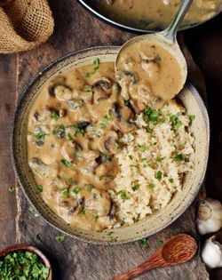 Mushroom Stroganoff