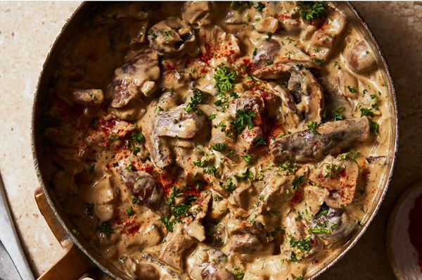 Mushroom Stroganoff