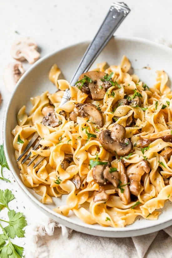 Mushroom Stroganoff