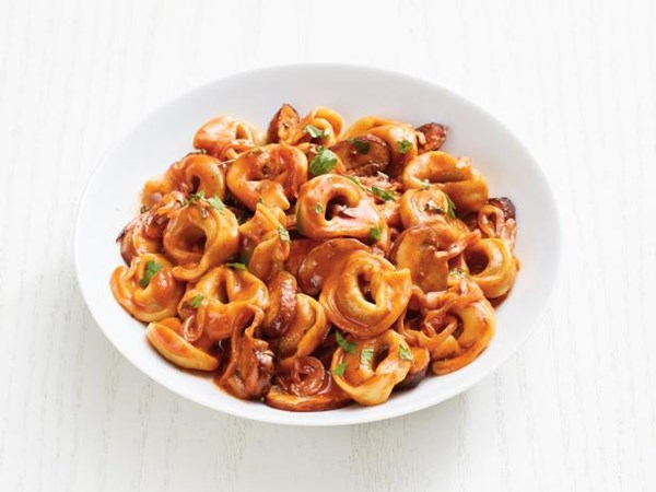 Mushroom Stroganoff tortellini