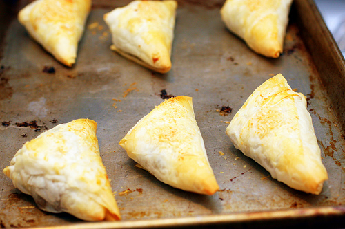 Mushroom strudel