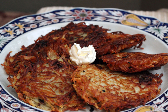 Mushroom stuffed draniki