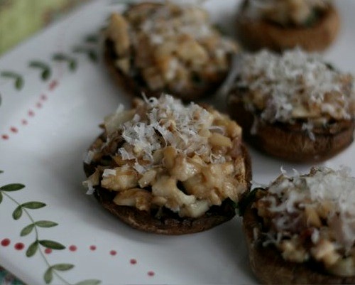 Mushroom-stuffed mushrooms