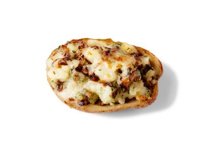 Mushroom-Taleggio twice-baked potatoes