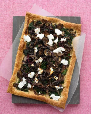 Mushroom tart