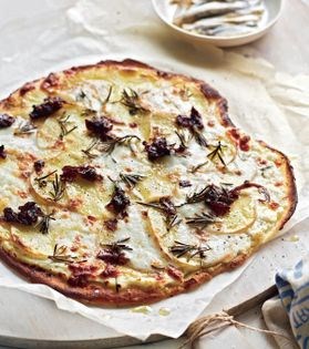 Mushroom with balsamic onion and Taleggio