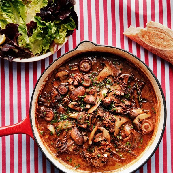 Mushrooms au poivre