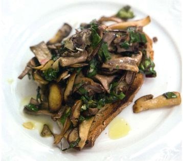 Mushrooms on toast