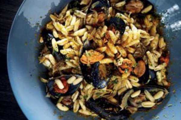 Mussel and artichoke cavatelli