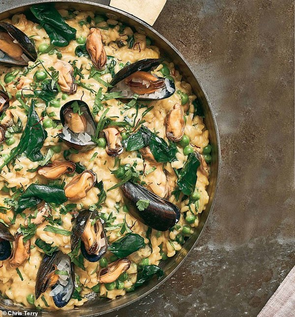 Mussel and saffron risotto
