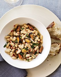Mussel-and-white-bean stew