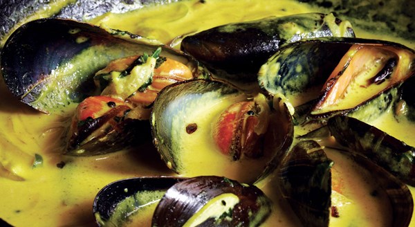 Mussel moily soup