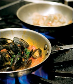 Mussels al diablo