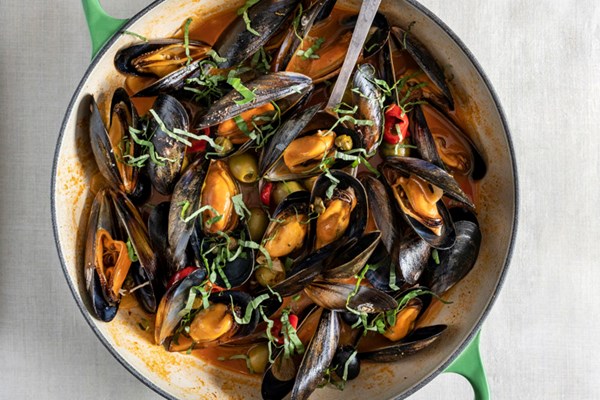Mussels alla puttanesca 