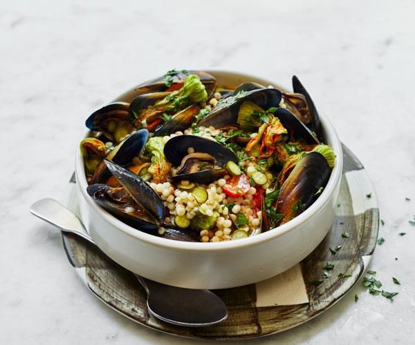 Mussels and fregola