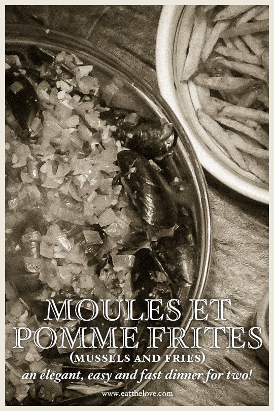 Mussels and fries