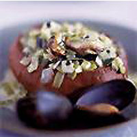 Mussels en croustade