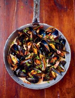 Mussels in Guinness