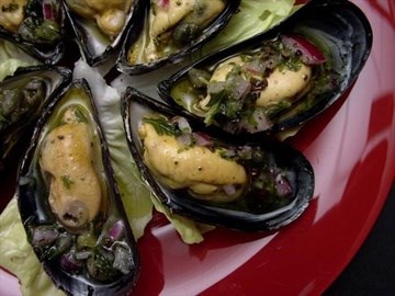 Mussels vinaigrette
