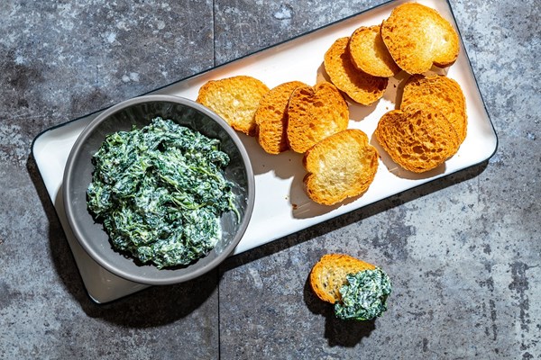 Must-go spinach spread