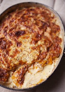 Mustard baked butternut