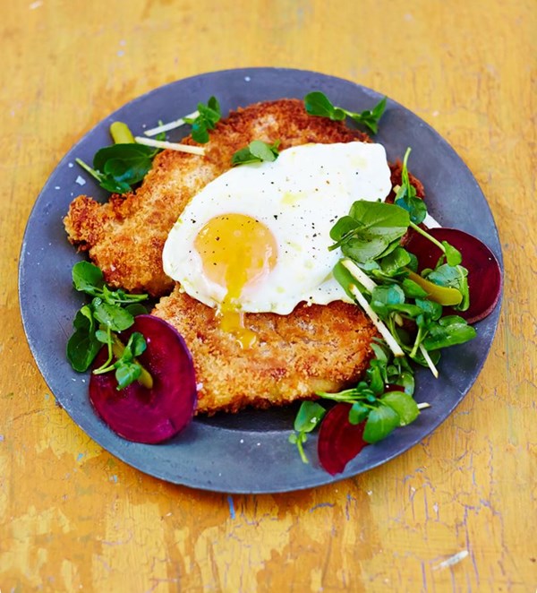Mustard chicken Milanese