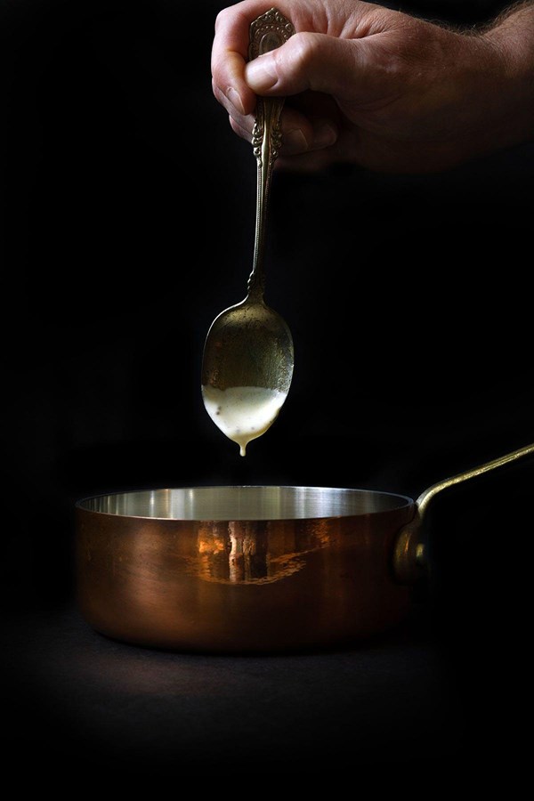 Mustard cream sauce