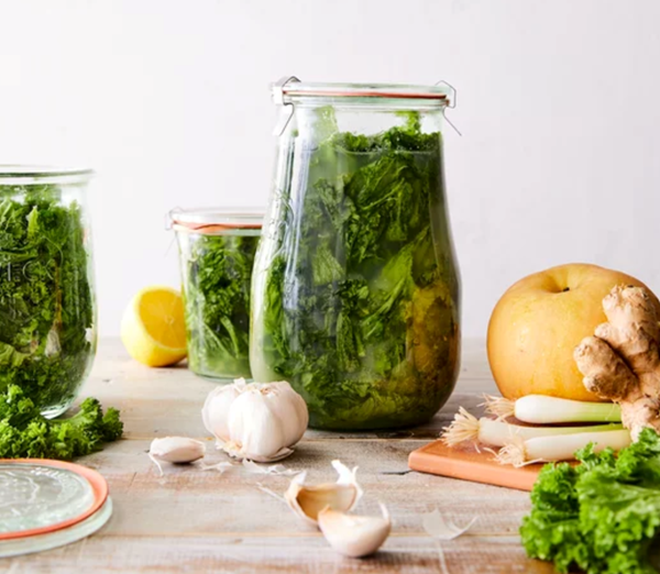 Mustard-green kimchi (Gat kimchi)