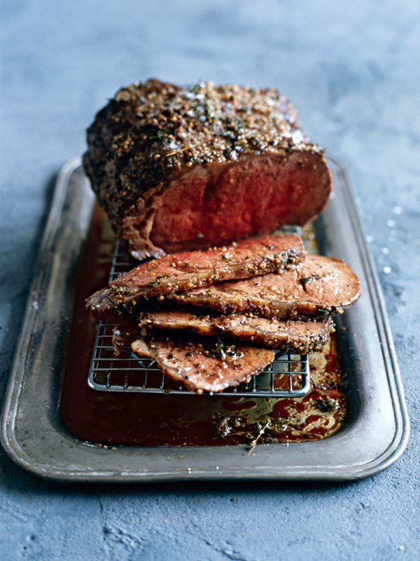 Mustard roast beef