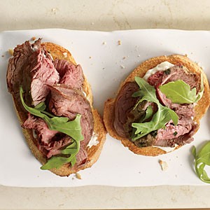 Mustard-tarragon beef tenderloin