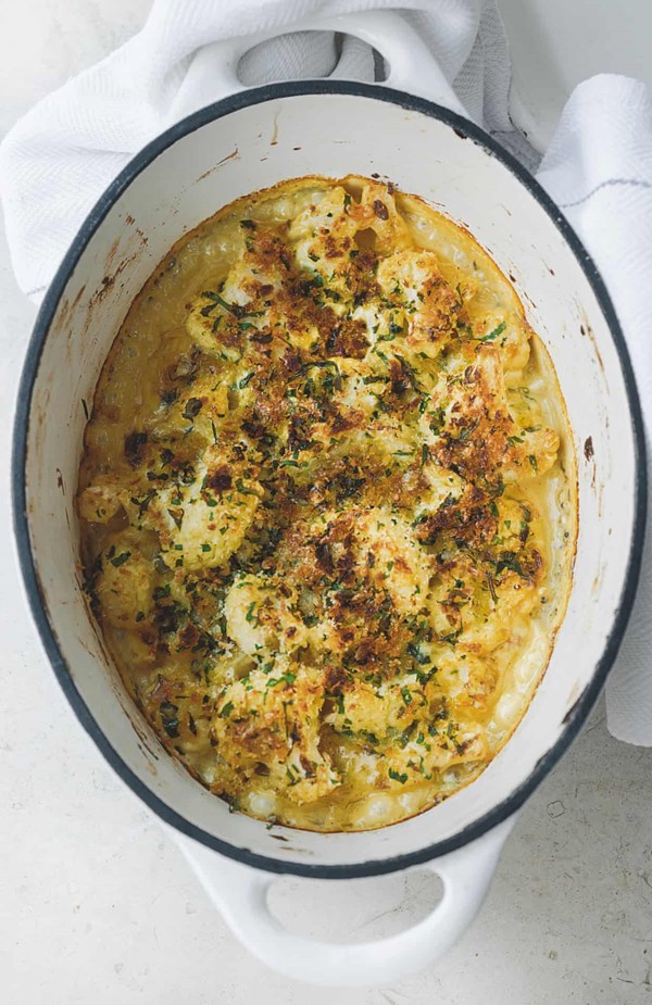 Mustardy cauliflower cheese