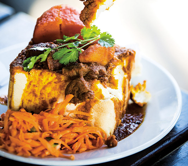 Mutton bunny chow