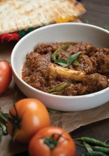 Mutton with tomatoes (Tamatar gosht)