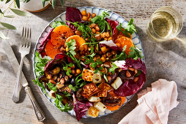 My big fat halloumi salad