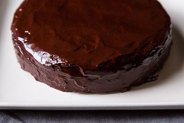 My chocolate-orange  birthday cake (with ganache)