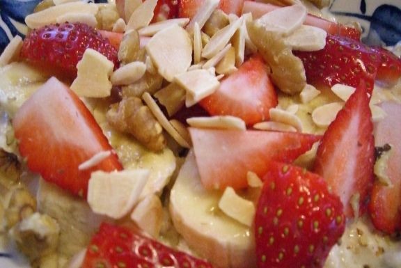 My coffee group's favorite Bircher muesli