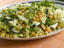 My father’s chickpea salad