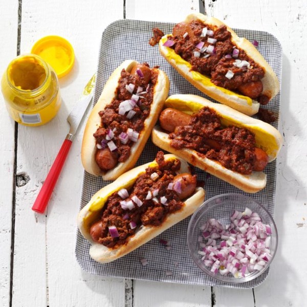My favorite chili dogs